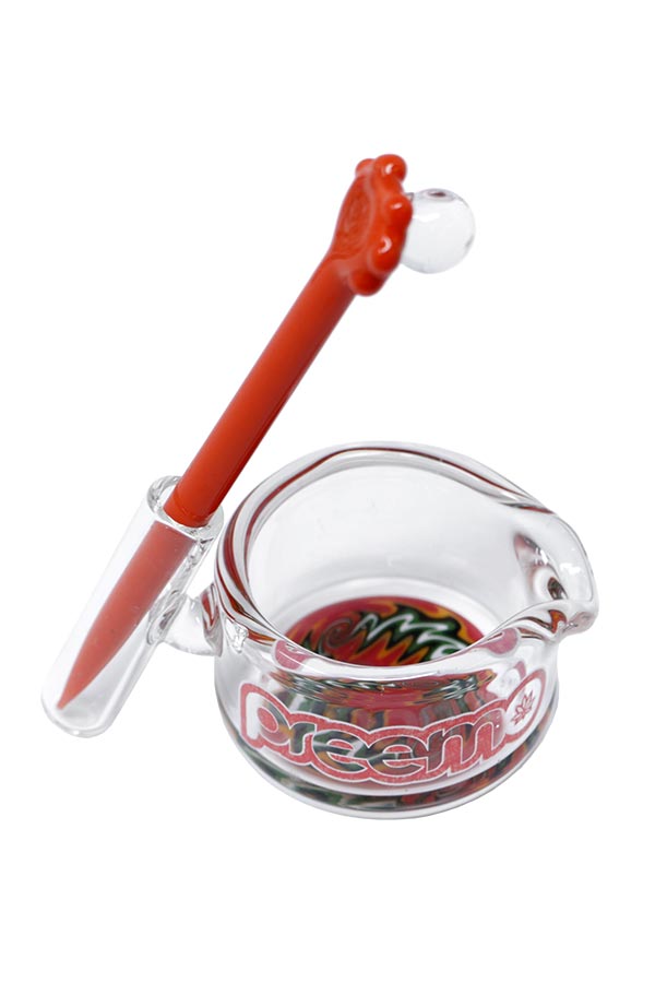 Glass Dabber and Dish Set