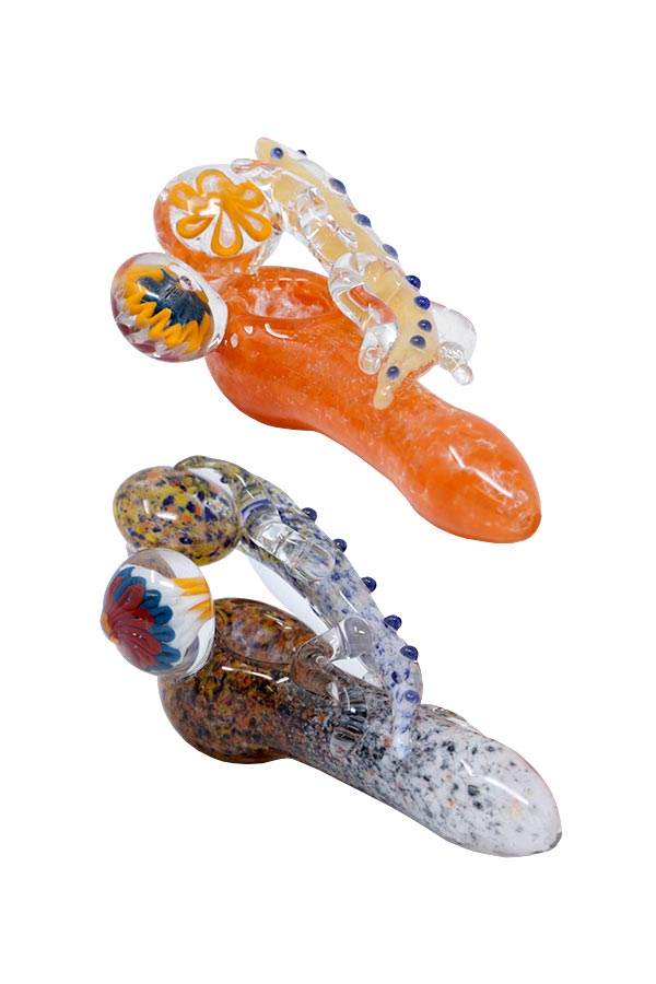 5.5 inch Lizard Hand Pipe