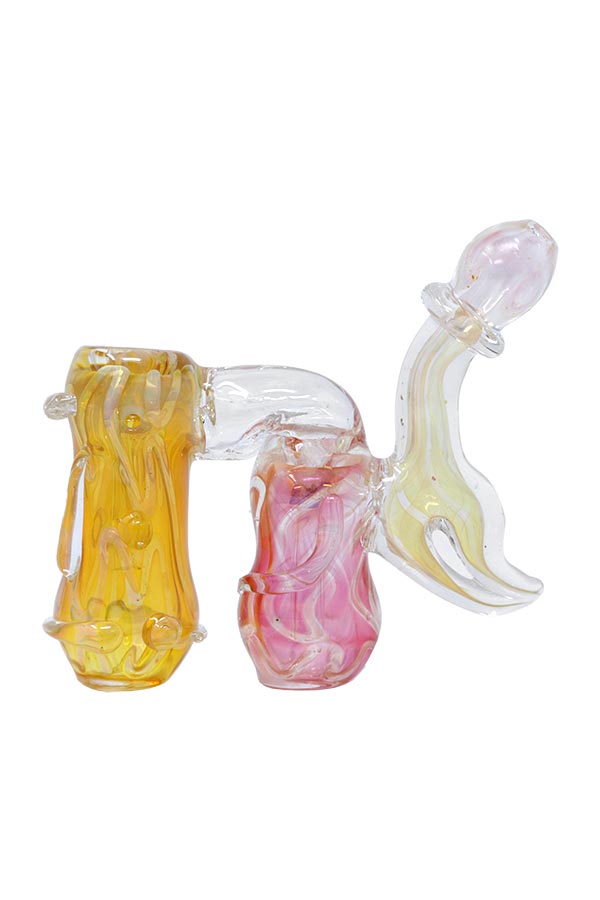 5 inch Double Chamber Flame Hand Pipe