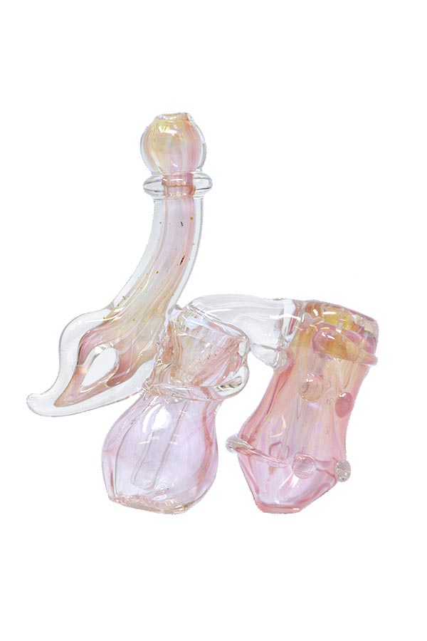 5 inch Double Chamber Flame Hand Pipe