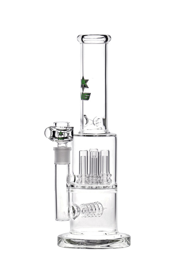 13 inch Inline to Quad Perc Bong