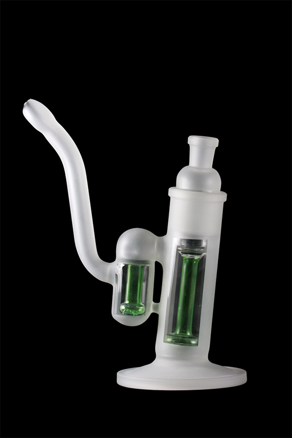 12 inch Dual Showerhead Sandblast Bubbler