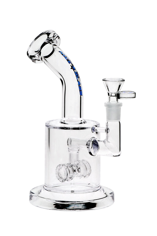 8 inch 7mm Double Wheel Perc Bubbler