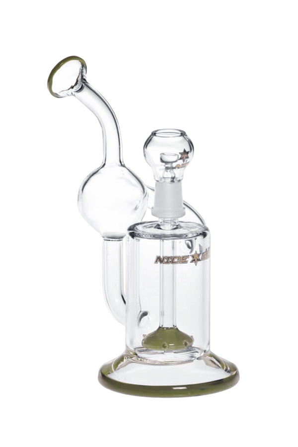 7 inch Showerhead Bubbler w/ North Star Glass